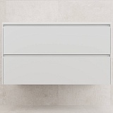 Style Line Тумба с раковиной Лима 100 Plus подвесная эмаль белая матовая